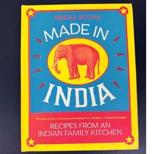Meera Sodha Made in India Cookbook Yellow Good Hardcover Recipes Kitchencore